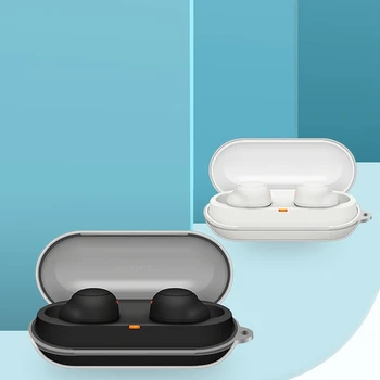 Wireless אוזניות נייד אנטי-זרוק תיק מגן תואם עם סוני WFC500 TPU קופסה אוזניות להגן על מכסה P9JB