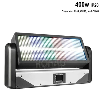 HOHAO הראש נע מנורה 960x 0.5 W led 12-סעיף RGBW אפקט צבע אור מתאים לביצוע בר דיסקו Dj לחתונה.
