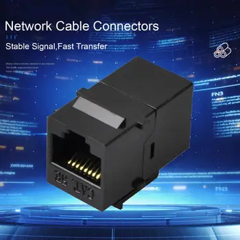 חסון מהר העברת ללבוש עמיד RJ45 Cat 5E כבל ה-Ethernet Couplers בטוח כבל הרשת Couplers עבור המשרד.