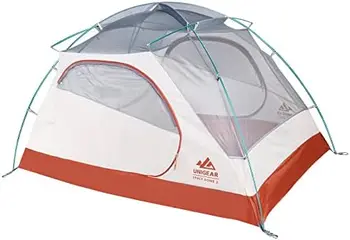 כיפת 2 אדם אוהלים מרווחים, 2 דלתות/Vestibules עמיד למים אוהלים לקמפינג תרמילאים טיול דיג נסיעות - מאוורר