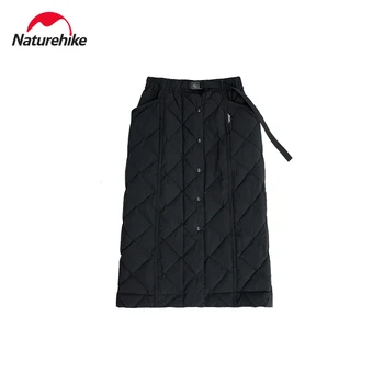 Naturehike חיצונית נשים חצאיות סתיו חורף באמצע החצאית הארוכה Windproof חם הרוכסן כותנה חצאית קמפינג שחור חצאיות