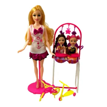 בובת האופנה האולטימטיבי נסיכה הבובה מתנה לילדים נדנדה, צעצוע, אביזרי אופנה ברבי bjd בובה לשחק הבית צעצועים לילדים