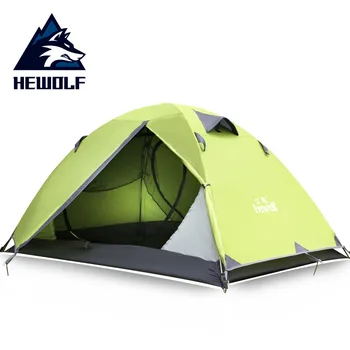 אוהל חיצוני אספקה שני אדם קמפינג אוהל פיקניק כבד גשמים מניעת מקצועי קמפינג ציוד טיפוס הרים