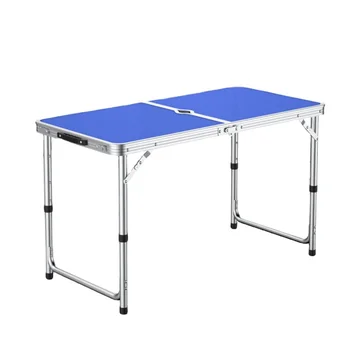 חיצונית שולחן מתקפל לקמפינג סגסוגת אלומיניום פיקניק גובה מתכוונן שולחן עמיד למים Ultra-אור עמיד שולחן מתקפל שולחן