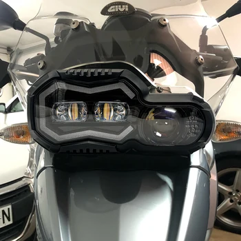 אופנוע אורות פנס עבור ב. מ. וו F800GS F800R F700GS F650GS הרפתקאות אופנועים להשלים LED של מקרן קידמי הרכבה