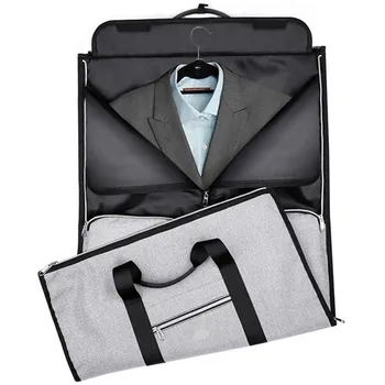 עסקים עמיד למים מתקפל תיק בגדים נעליים כיסוי אבק הגנה שקיות נסיעות Tablet PC אחסון כתף חליפה עניבה מזוודות