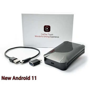 השדרוג החדש 4+64G Carplay תיבת אוניברסלי לרכב אנדרואיד מערכת מכוניות-משחקים AI USB Dongle