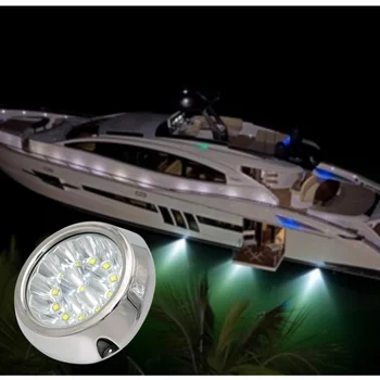 360W LED מתחת למים היאכטה אור הסירה DC12V/24V באיכות גבוהה, בריכת שחייה בריכת המנורה IP68, עמיד למים נחת חומרה ואביזרים