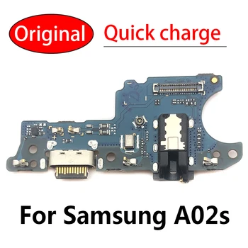 100% מקורי חדש עבור סמסונג A02s A025F A025M A025U USB טעינה נמל לוח USB מחבר לוח להגמיש כבלים