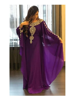חדש מרוקאי דובאי Kaftans Farasha Abaya גלימה ארוכה שמלת לנשים שמלות 56 ס 