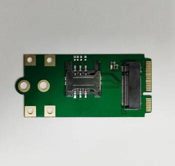 NGFF ל-Mini Pcie מתאם עם חריץ לכרטיס ה-SIM. מ. 2 PCIE העברת כרטיס על 3G, 4G LTE 5G מודול EM20 -G EM12-G EM06 RM500Q