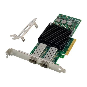 PCIE X8 BCM57810 כפול אופטית יציאת כרטיס הרשת 10G SFP+ שרת סיבים כרטיס רשת Ethernet כרטיס רשת