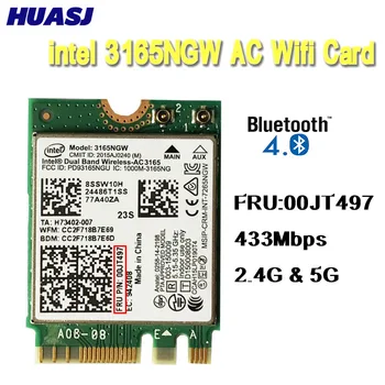 Huasj מידע 00JT497 3165NGW Wireless-AC Dual Band עבור Lenovo ThinkPad BT, WiFi IBM כרטיס נייד NGFF Wlan E460 E560