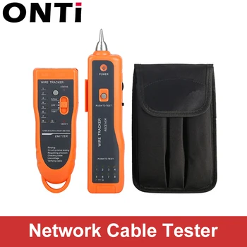 ONTi RJ11 RJ45 Cat5 Cat6 חוט טלפון Tracker מעקב טונר Ethernet LAN רשת הכבלים בודק גלאי קו Finder