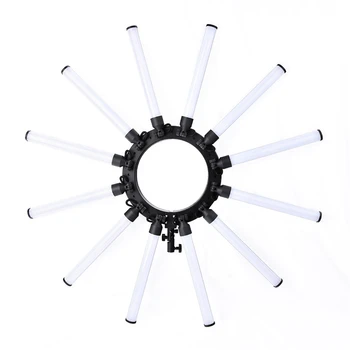 סופר כוכב איפור היופי מראה הטבעת eyelight LED selfie טבעת אור מילוי אור צילום 6/12 צינורות סופר סטאר טבעת אור