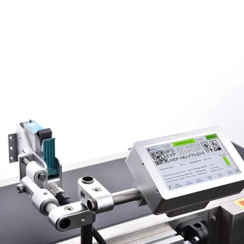 TIJ מדפסת ברזולוציה גבוהה באינטרנט תעשייתי מדפסת הזרקת דיו מספר QR ברקוד הלוגו המשתנה תאריך התפוגה קידוד המכונה