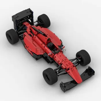 Moc-101407 מרוצי F1 Series בניין צעצוע MCL אדום החגורה אפליקציה של שליטה מרחוק החדרת דגם מירוץ מקצועי ילד צעצוע מתנות