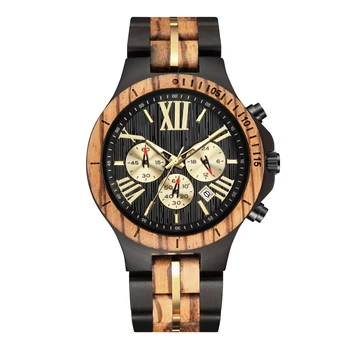 2023 גברים אופנה יוקרתי עץ שעונים גברים עסקים מעץ פשוט קוורץ שעונים Relogio Masculino שעון יוקרה טהור בעבודת יד