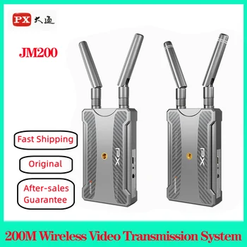 PX JM200 200M אלחוטית שידור וידאו מערכת HD 1080P HDMI תואם-משדר מקלט ערכת ניטור מצלמת DSLR
